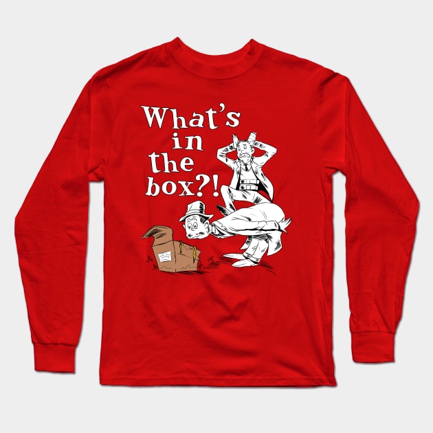 What's in the box?! Long Sleeve T-Shirt by ClayGrahamArt